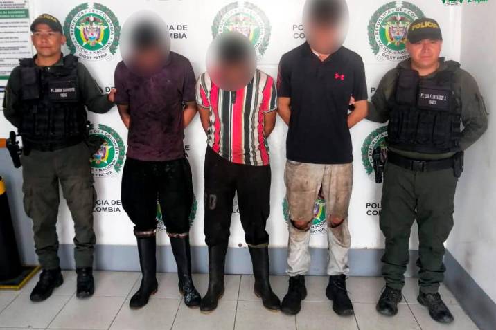 Capturados tres hombres por extracción ilegal de carbón en Santander