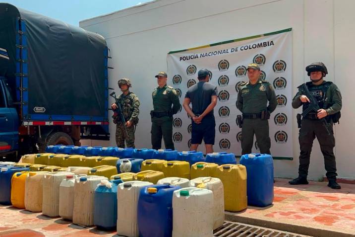 Autoridades lograron millonaria incautación de Hidrocarburos