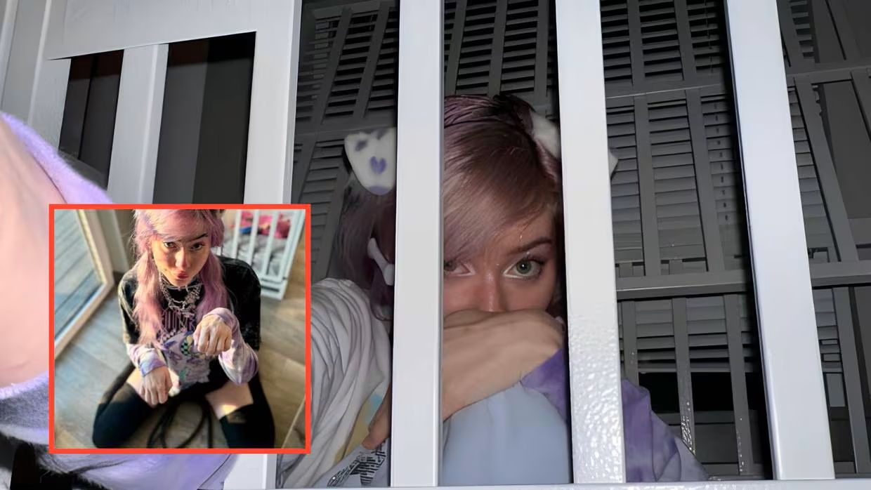 Conozca a la joven que se cree un perro, hasta tiene adiestradores