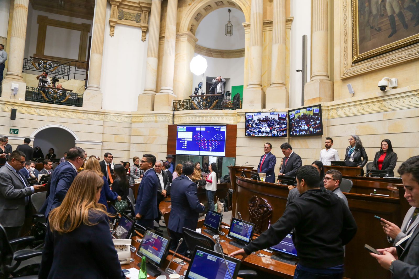 Falta de quorum impidió trámite de la reforma pensional
