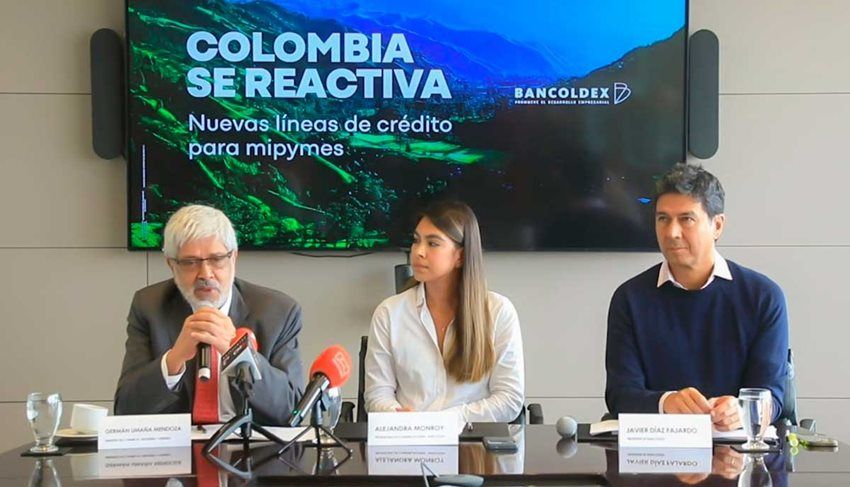Líneas de crédito por $340.000 millones para reactivación de las Pymes colombiana