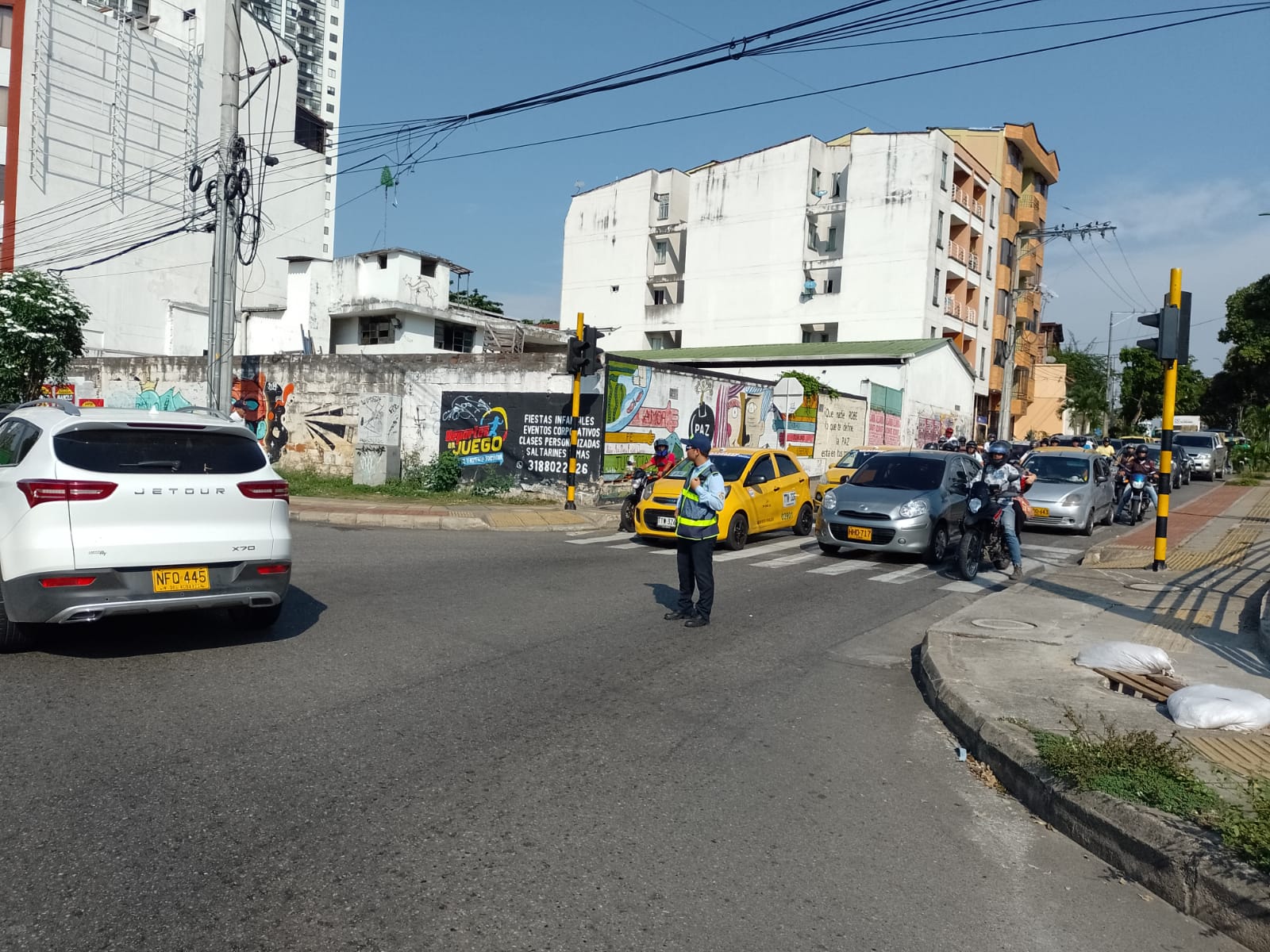 Bloqueada Bucaramanga al tránsito durante SEIS horas