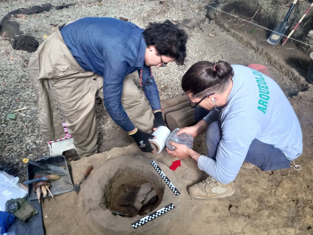 Excavaciones en Telemedellín revelan antiguas civilizaciones prehispánicas