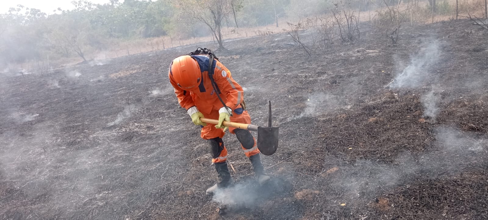 Incendio forestal completó cinco días en Puerto Wilches