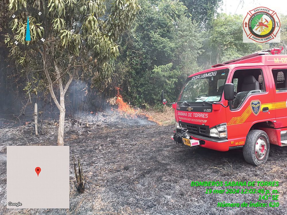 Altas temperaturas, sin agua y ahora con incendios forestales; el drama que viven en Sabana de Torres