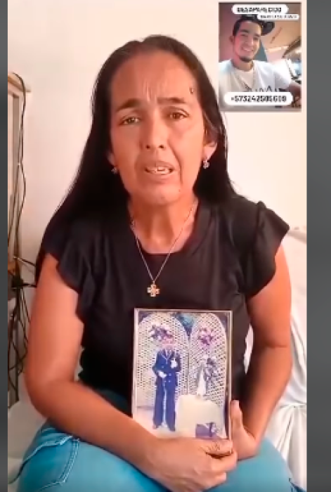 Madre clama por liberación de su hijo, un vendedor que desapareció en el sur de Bolívar