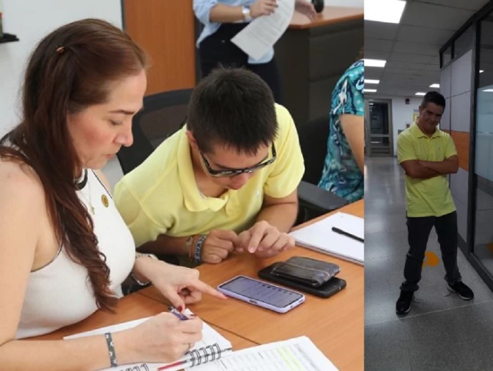 Joven con síndrome de Down es contratado por la Alcaldía de Bucaramanga