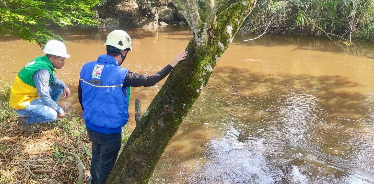 CAS supervisa condiciones hidrológicas en la cuenca del Río Oibita ante altos caudales