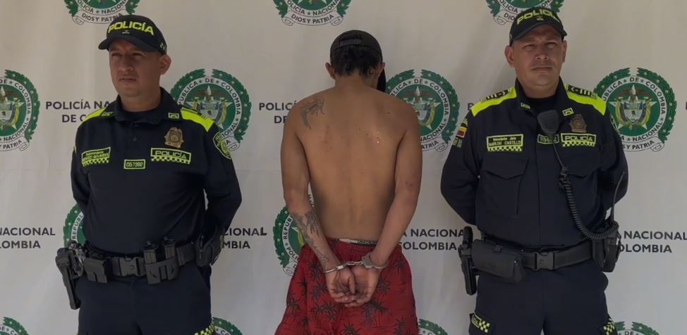 Su prontuario criminal le dañó el paseo por Bucaramanga