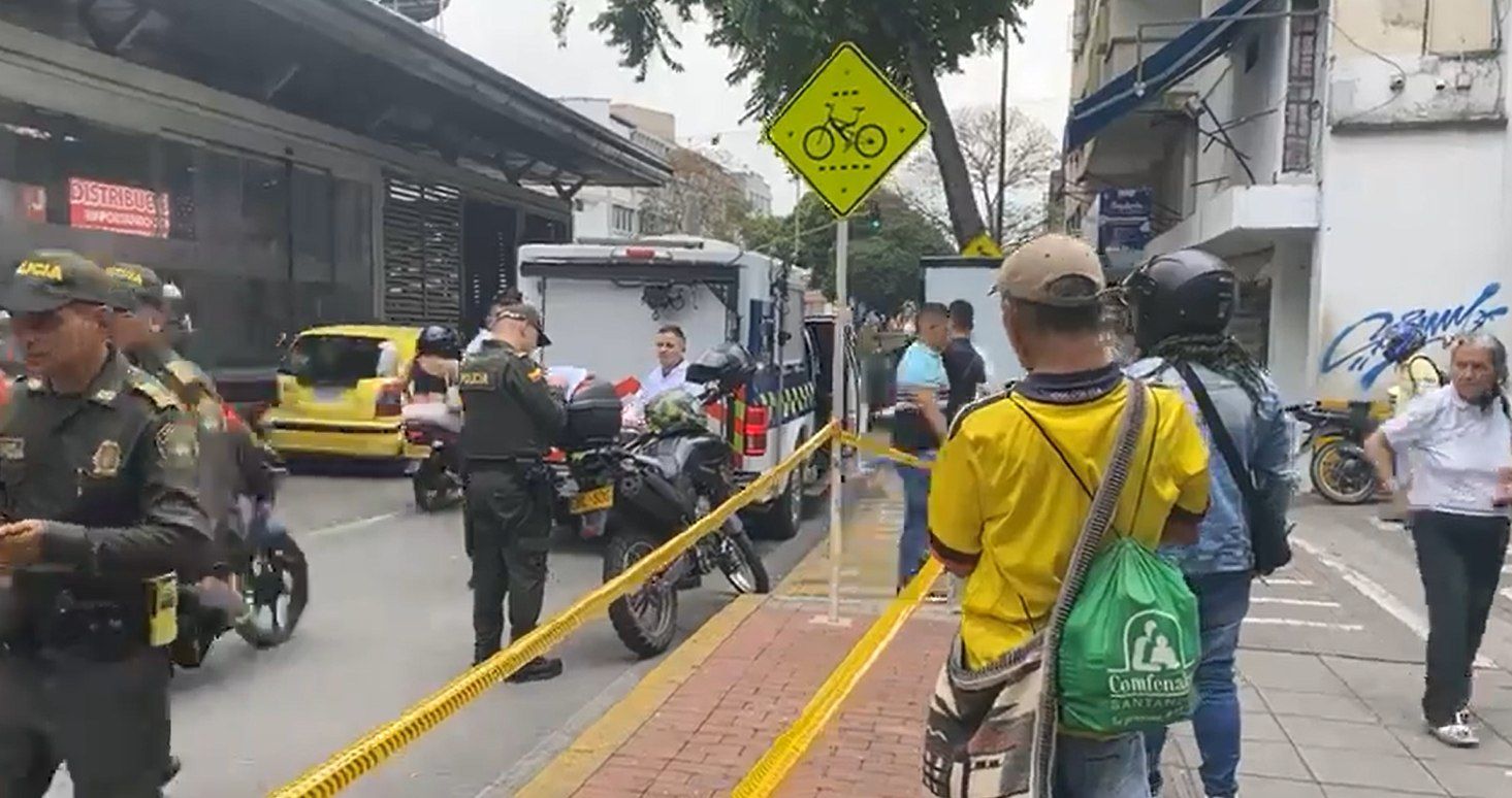 Habitante de calle apareció muerto en pleno Centro de Bucaramanga