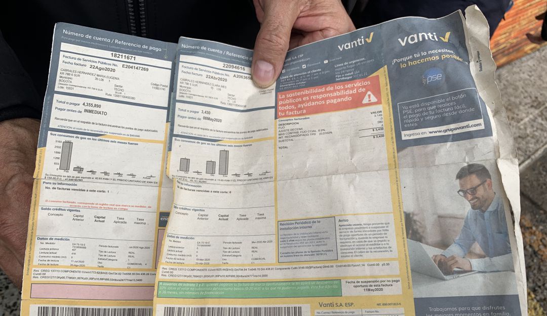 Vanti cambiará el modelo de su factura tras quejas de los usuarios