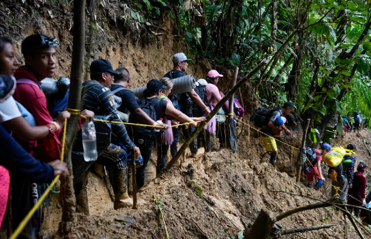 Aumenta el flujo de migrantes por la selva del Darién en 2024 según autoridades panameñas