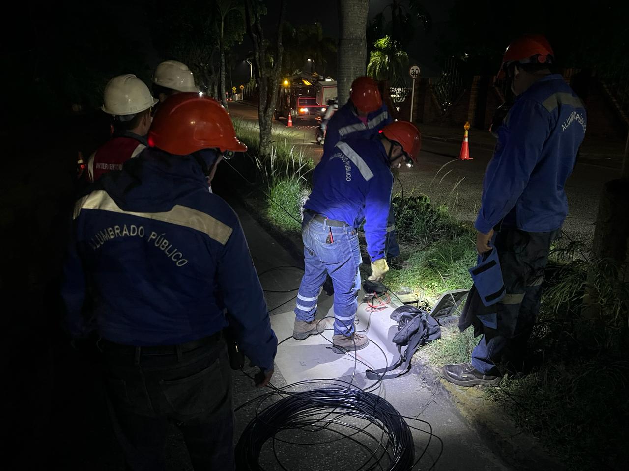 Vándalos dejan sin alumbrado a varios sectores de Bucaramanga