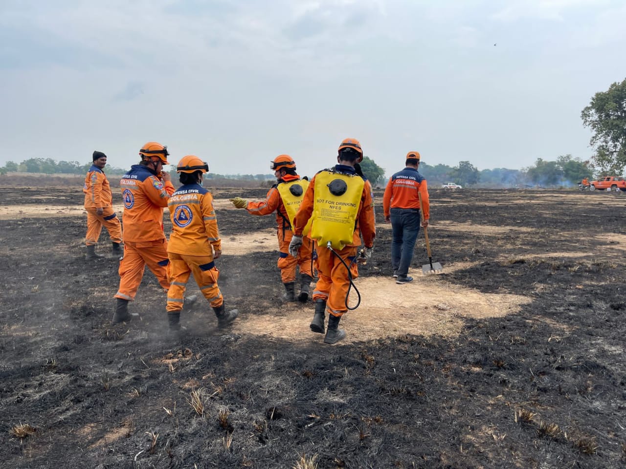 Luego de tres días se pudo contener incendio en Mogotes