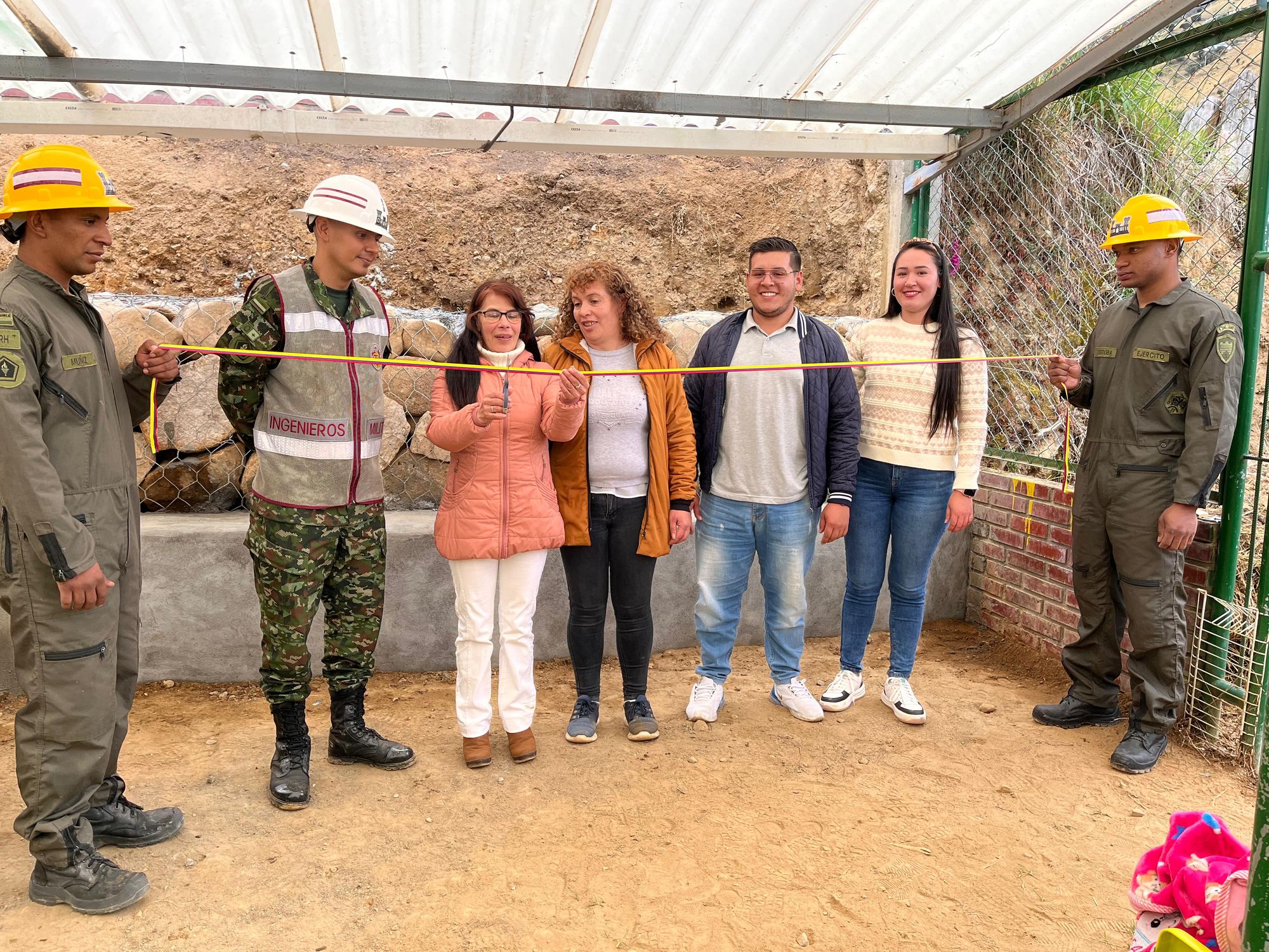 Ingenieros Militares de la Quinta Brigada transformaron el Jardín Infantil Los Tres Ositos en Vetas