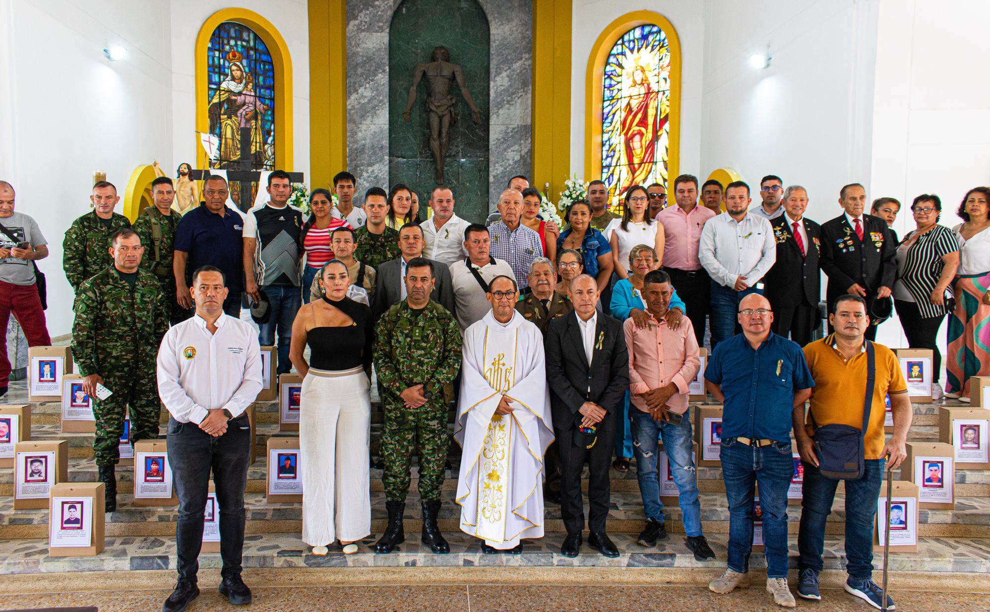 Sentido homenaje a los soldados asesinados en acciones terroristas