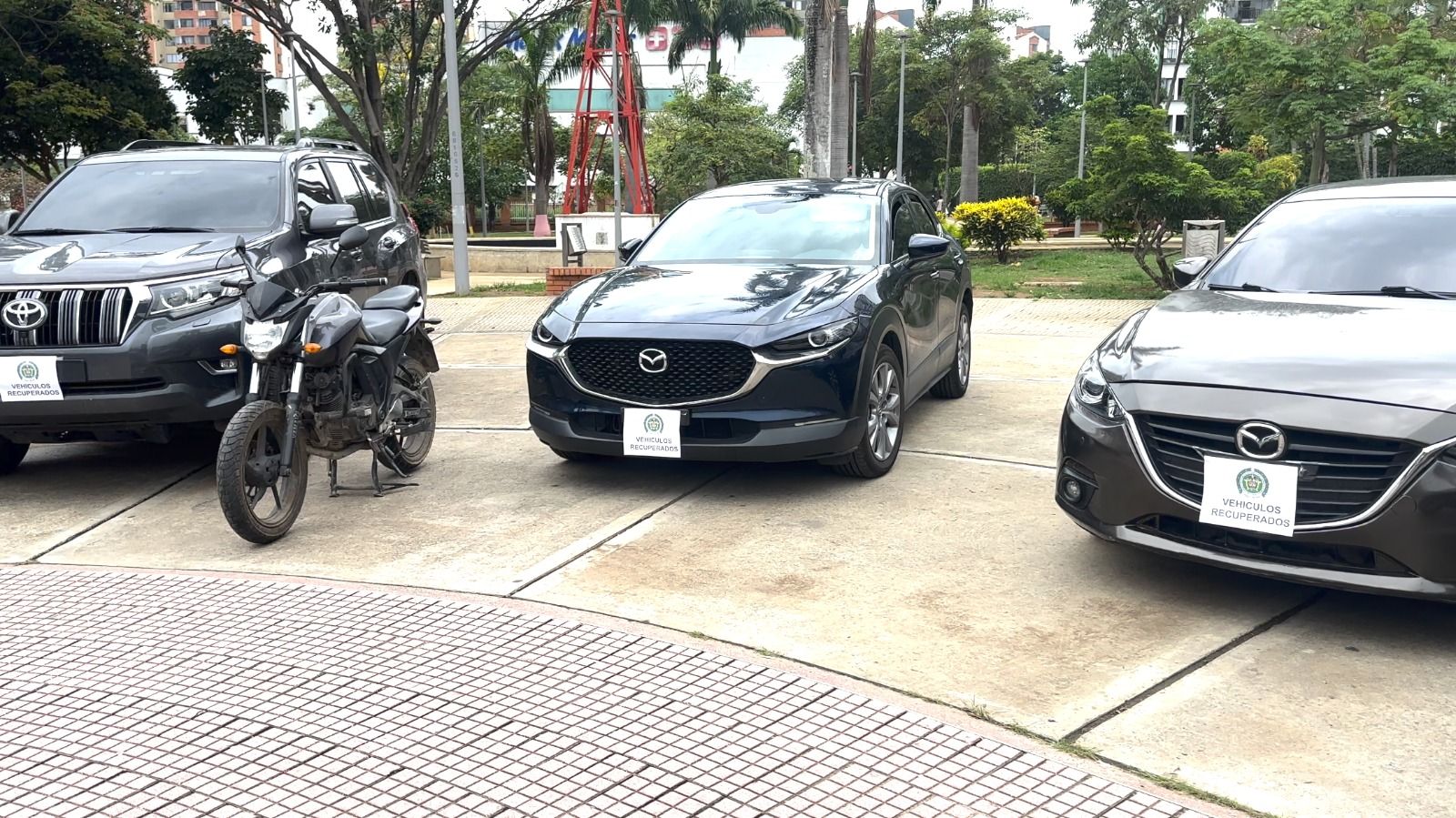 Autoridades avanzan con recuperación de vehículos robados