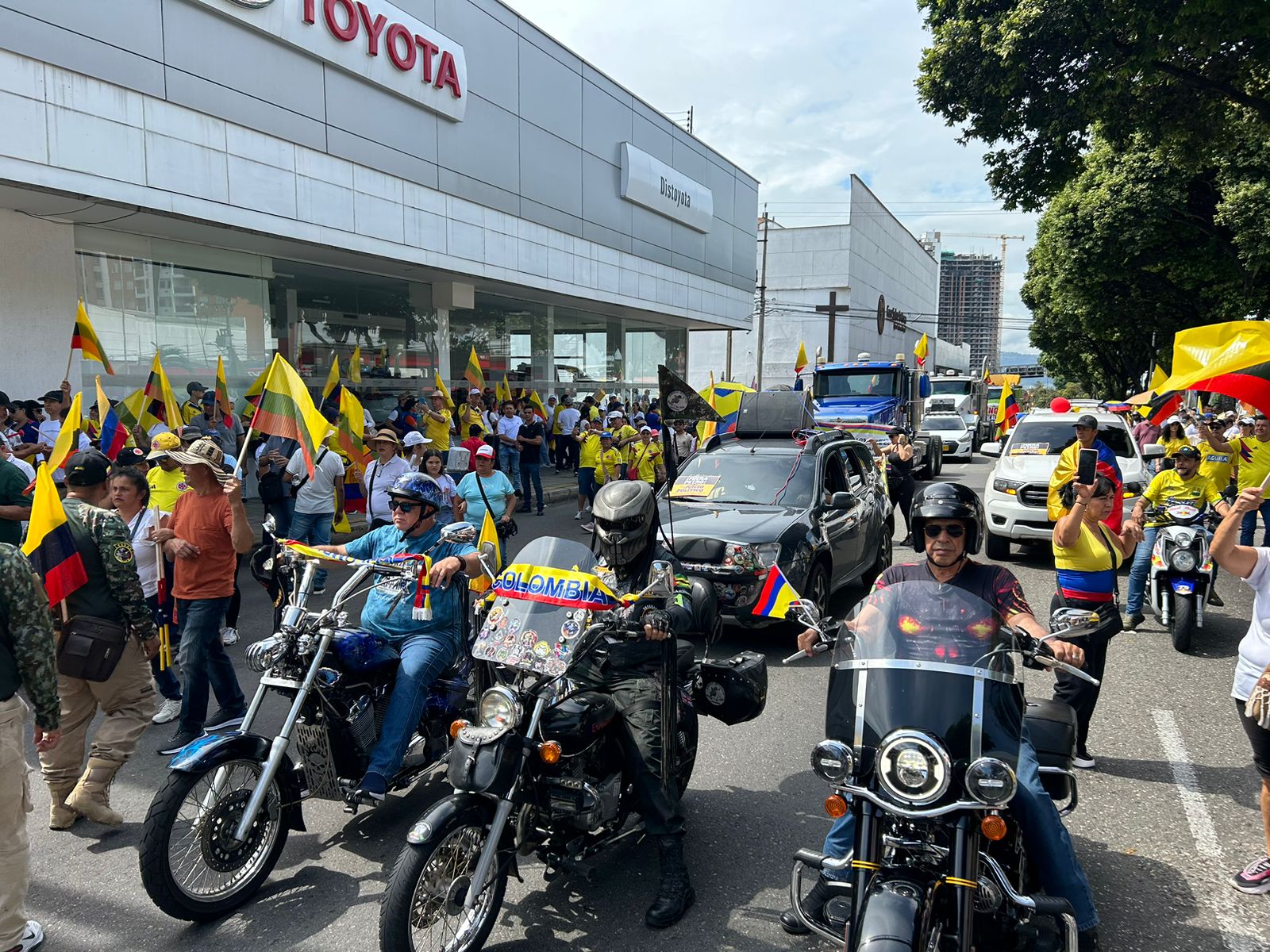 Marcha contra Gobierno de Petro: Bucaramanga se moviliza en protesta
