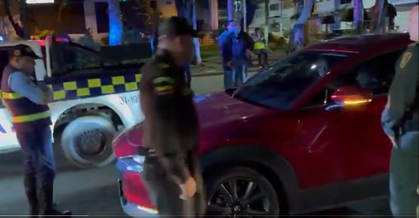 Arrestan influencer santandereano  por atropellar a un alférez durante un intento de fuga