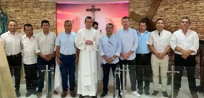 Juramento a directiva Hermandad Jesús Nazareno de Floridablanca