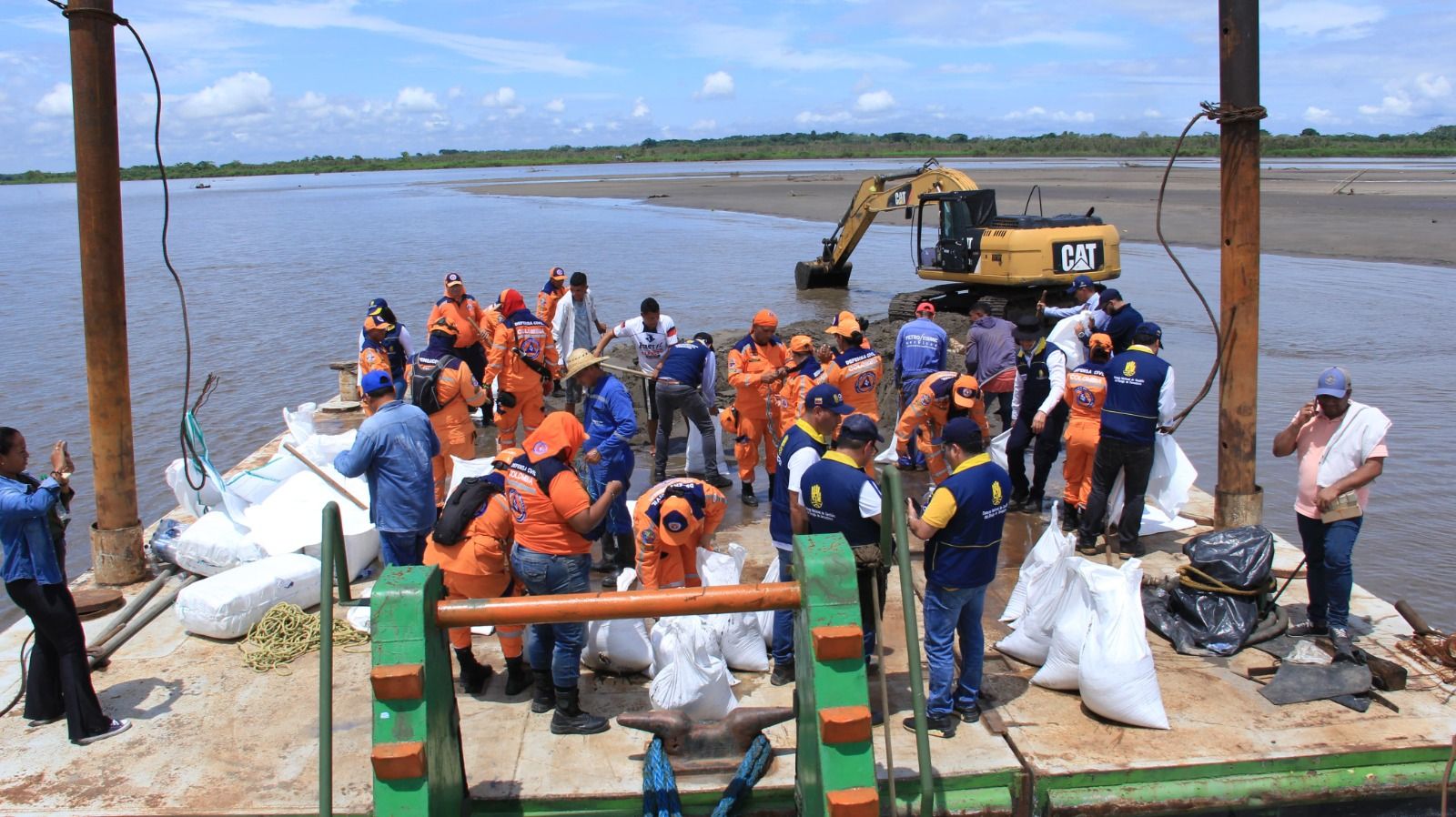 Gobernación y OGRD trabajan para prevenir desastres en el Río Magdalena