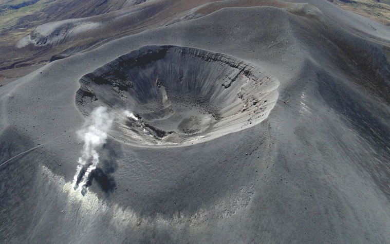 Volcán Puracé se mantiene en alerta naranja