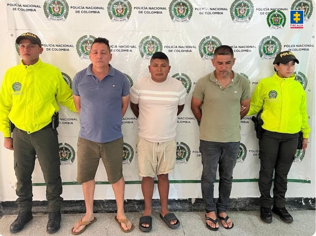 Capturan a seis presuntos integrantes de organización criminal de las disidencias de las Farc