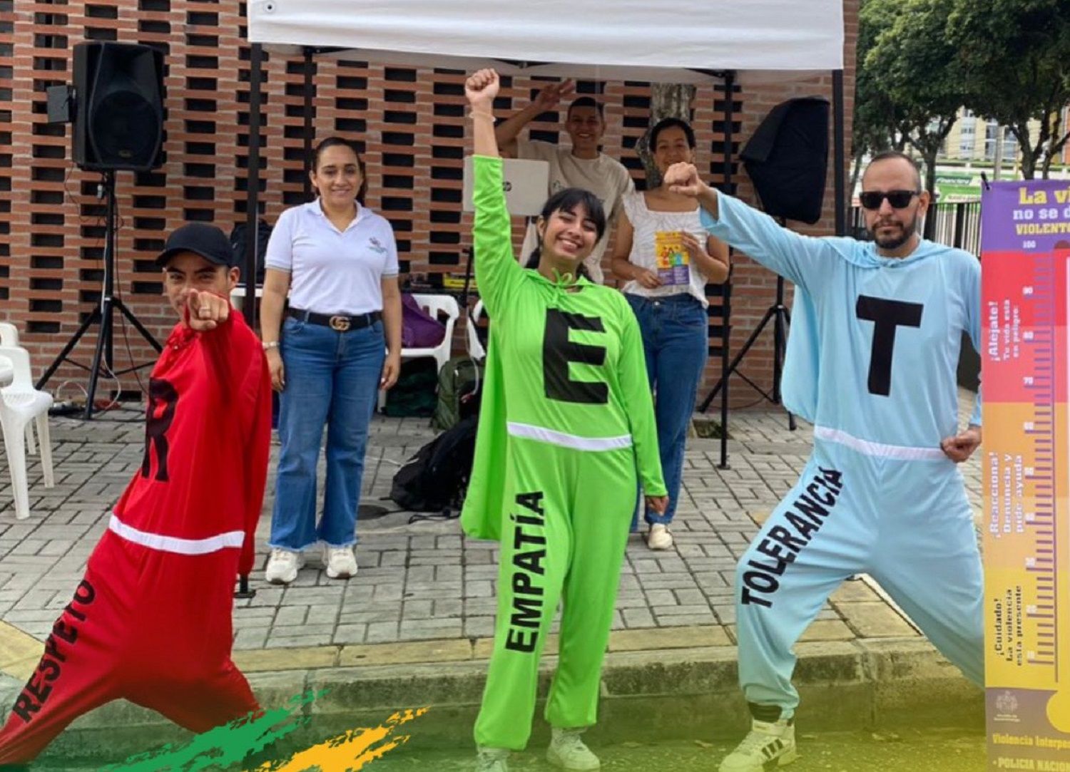 Liga de Superhéroes para prevención de violencias