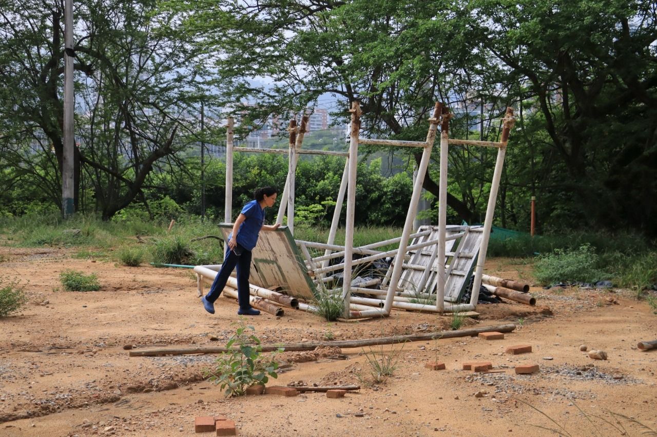 Reactivan obra del emblemático escenario deportivo del barrio La Salle en Bucaramanga