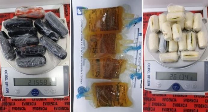 En sus partes íntimas encaletaban 'encomiendas' para Cárcel de Palogordo