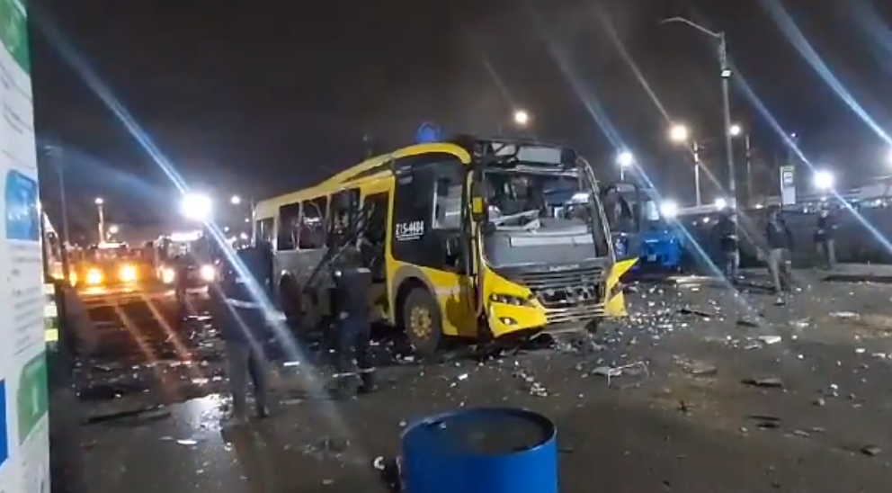 VIDEO. Pipeta de gas explotó en patio del SITP