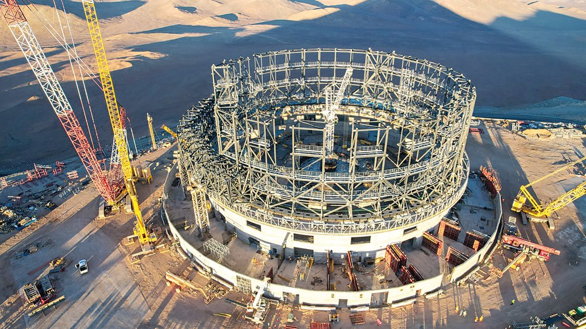 Chile construye el telescopio más grande del mundo en el desierto de Atacama