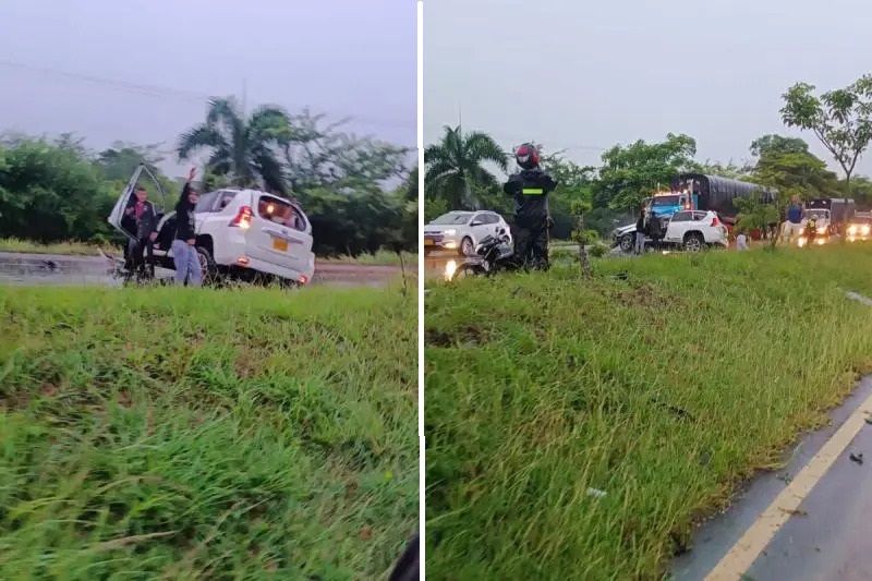 Funcionarias de la Gobernación del Tolima en estado crítico tras accidente vial