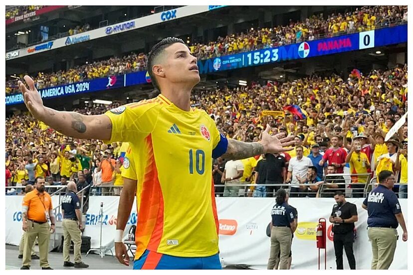 James Rodríguez, elegido mejor jugador de la Copa América 2024, podría regresar al fútbol europeo con Lazio