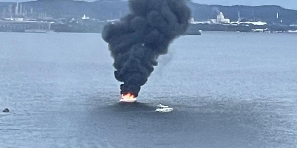 Incendio en embarcación estadounidense en Cartagena