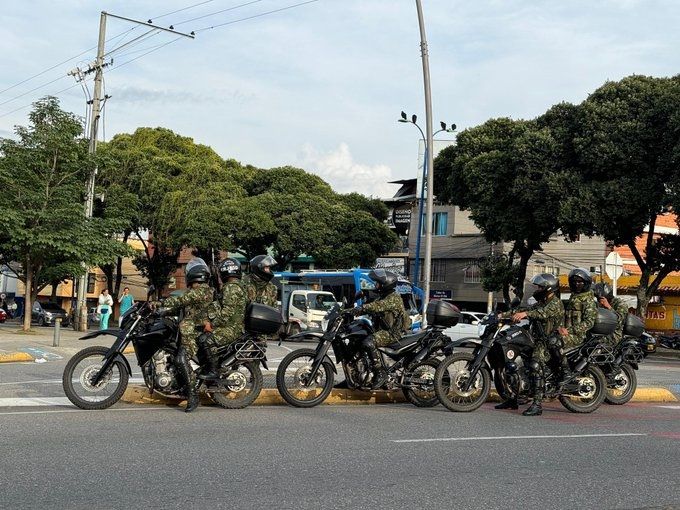 Destacado apoyo del Batallón Caldas en la seguridad de Bucaramanga