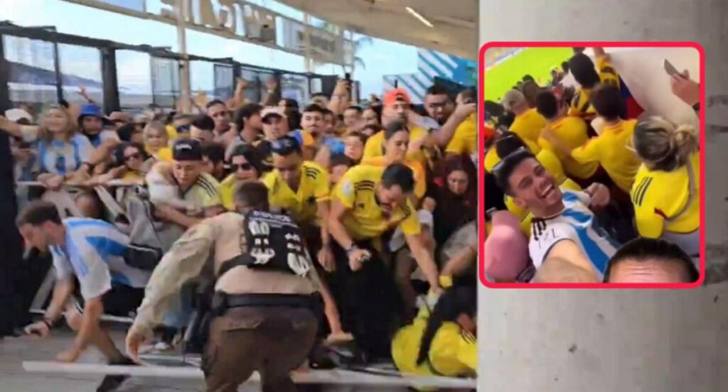 Llueven las criticas a 'influencer' Argentino quien registró en sus historias como se coló al estadio en la final de la Copa América 2024