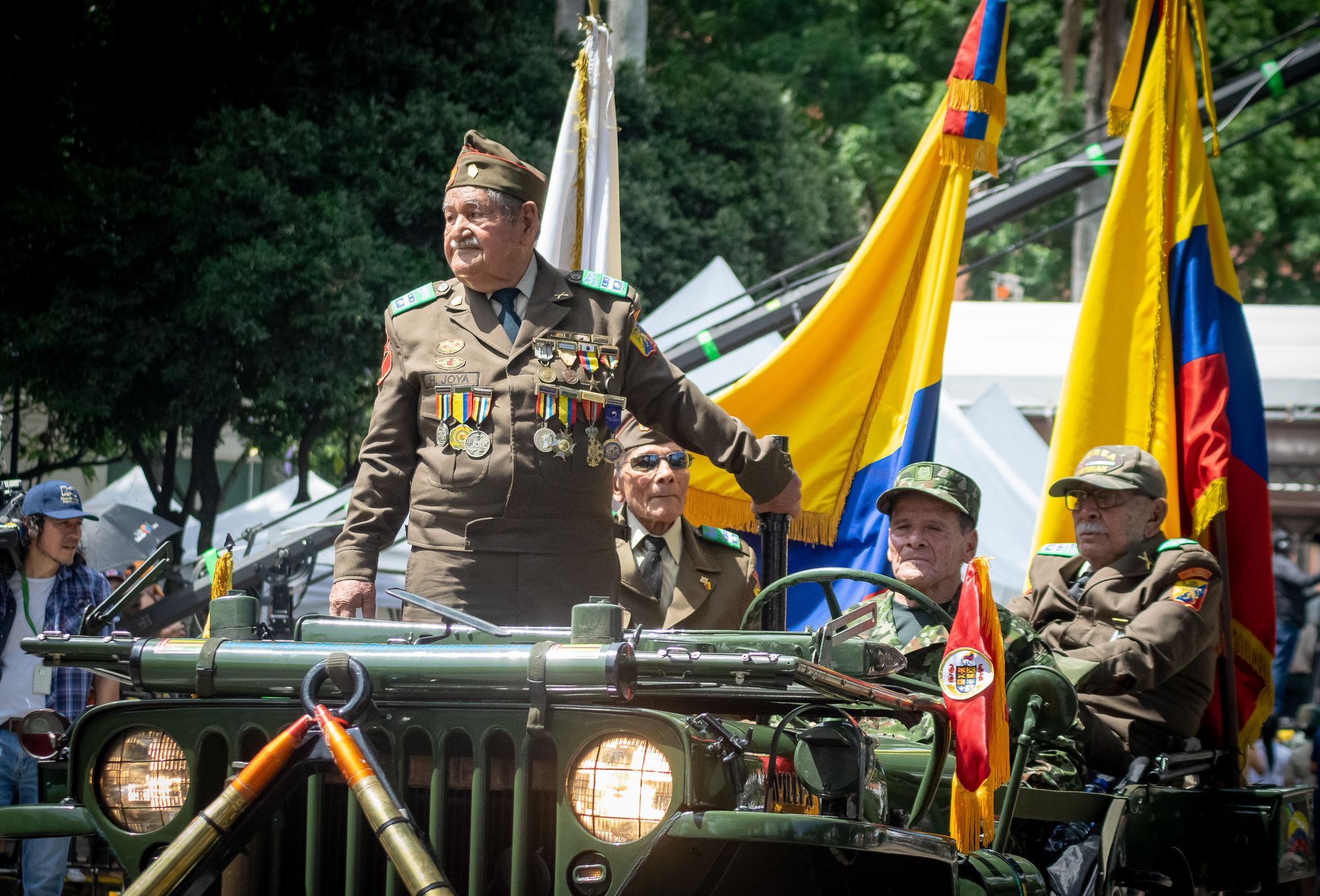 Majestuoso desfile militar y policivo por las calles de BUCARAMANGA para celebrar el ‘Día de Independencia’