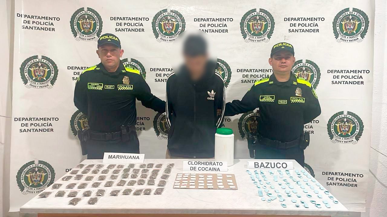 Con tremenda 'merca' lo atraparon en Guaca