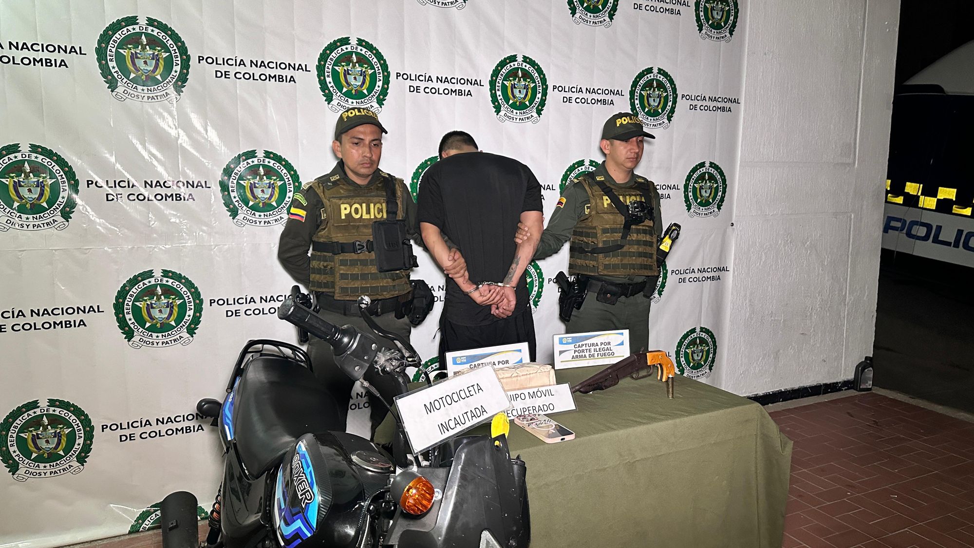 Al raponero 'Joel' lo sorprendieron armado en Bucaramanga