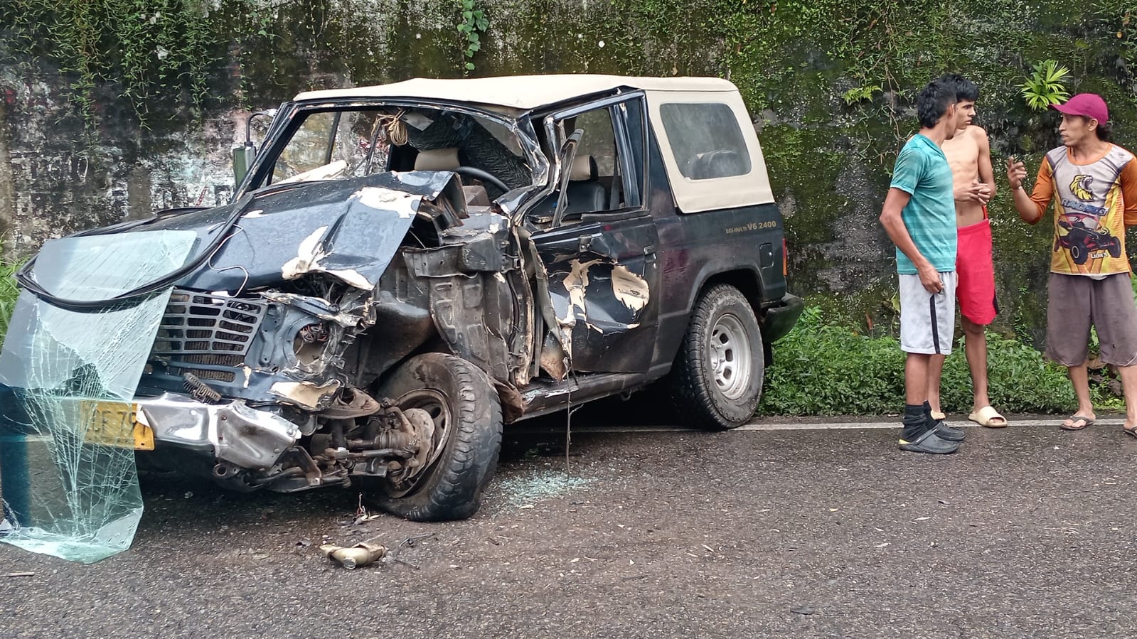 Fuerte accidente tiene colapsada la movilidad vía al Playón