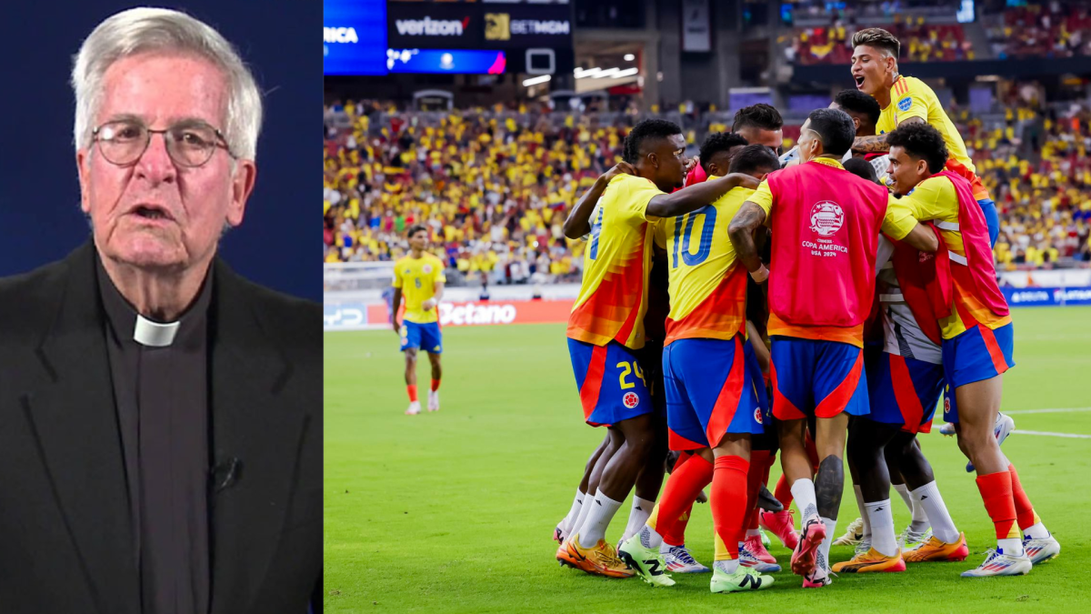 El padre Diego Jaramillo modifica la oración del 'Minuto de Dios' para respaldar a la selección Colombia en la final de la Copa América