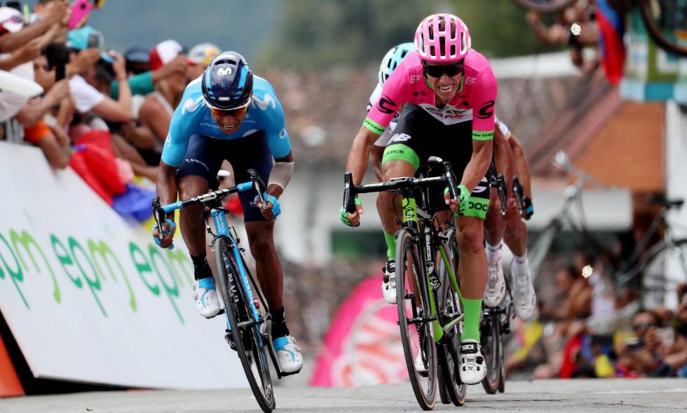 Siete ciclistas colombianos en la Ronda Ibérica