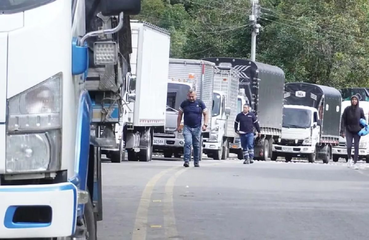 En Santander Prudente protesta de los transportadores de carga