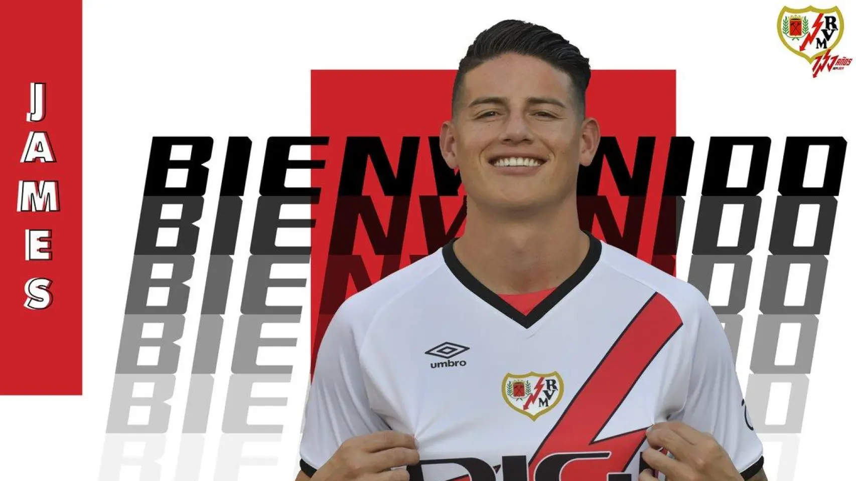 James Rodríguez firma con el club Rayo Vallecano