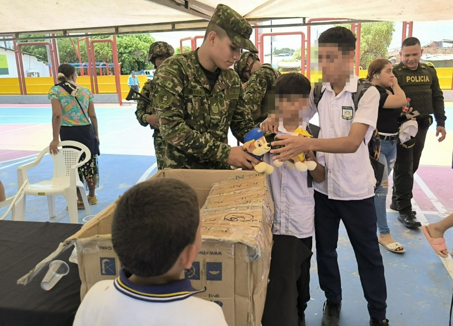 Quinta Brigada llevó feria de servicios a Puerto Wilches