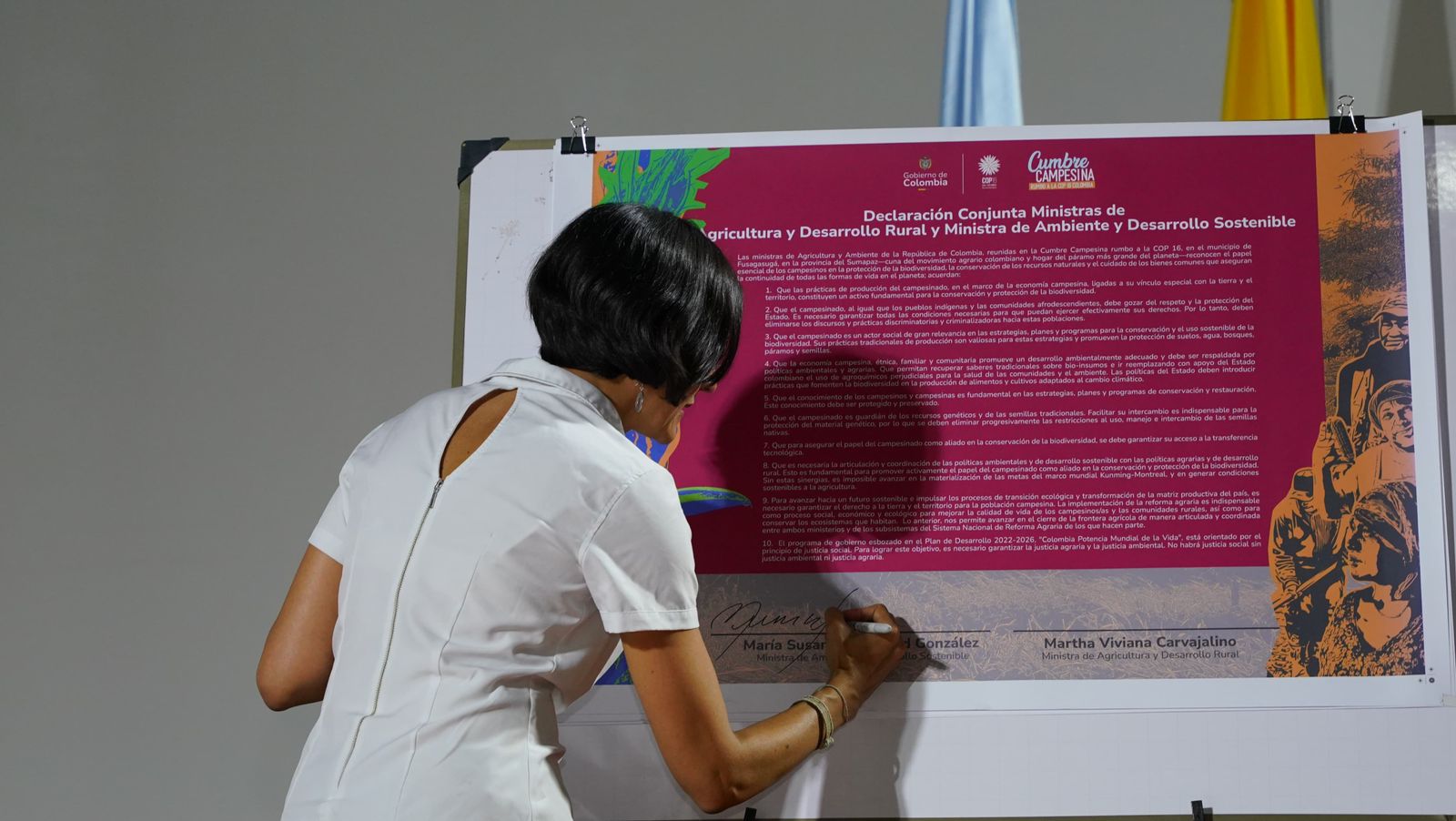 MinAgricultura y MinAmbiente firman decreto que fortalece Zonas de Reserva Campesina