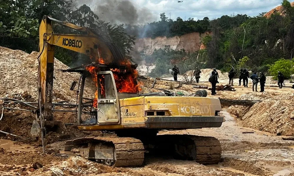 Minas ilegales fueron desmanteladas en Sur de Bolívar