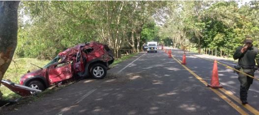 En un parpadeo se le acabó la vida a dos personas en Cimitarra