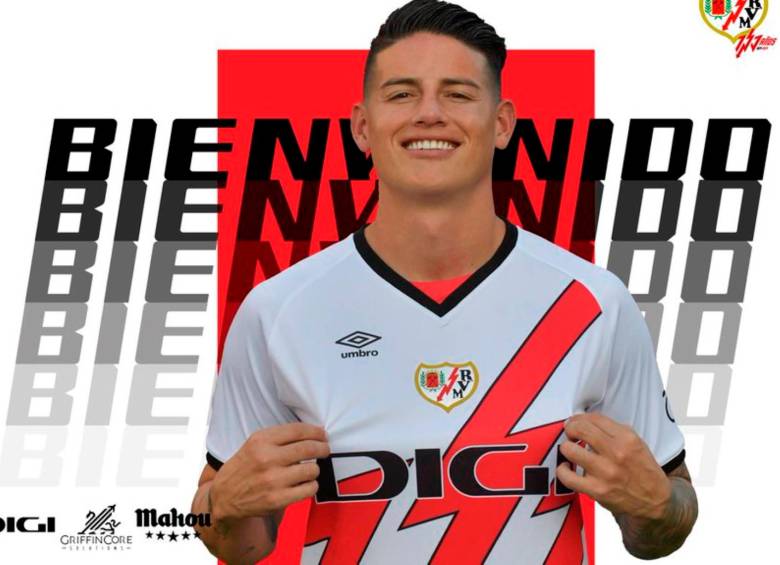 James Rodríguez se une al Rayo Vallecano